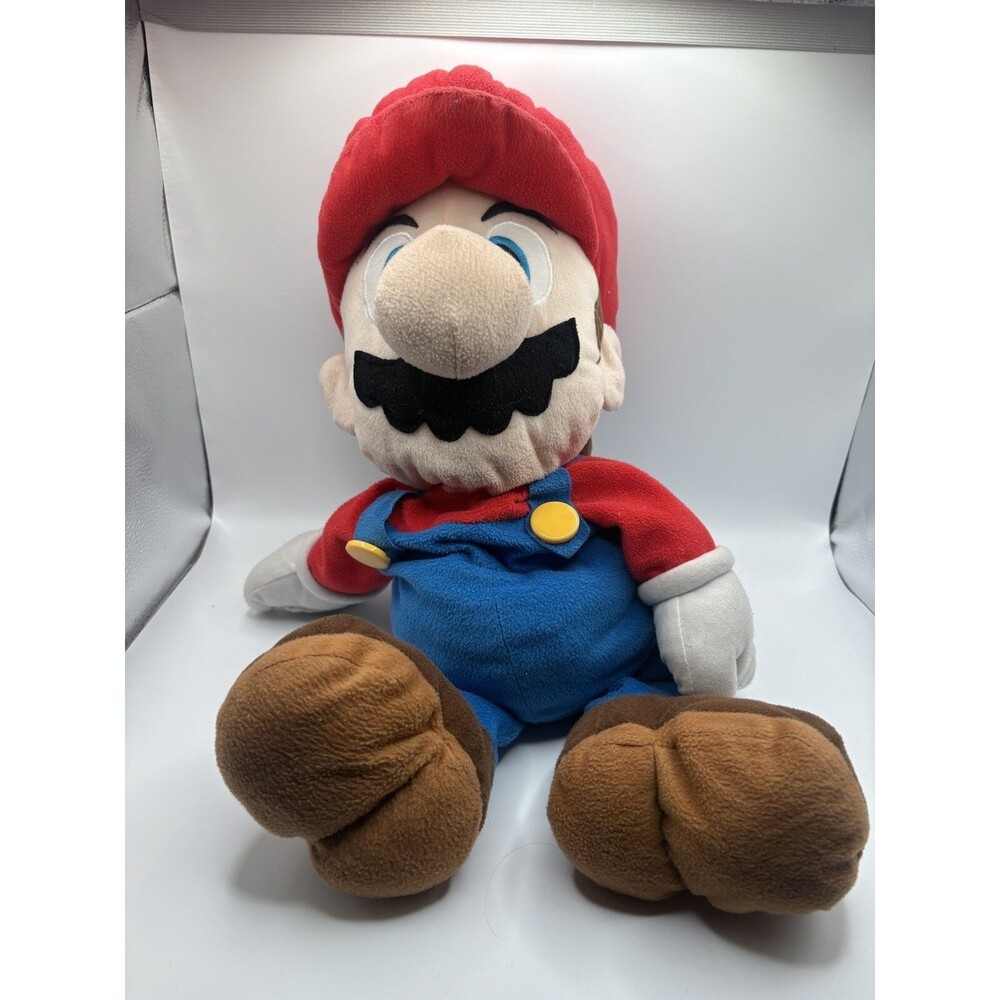 Vintage Nintendo Licensed Mario KellyToy 2015 Plush 24” Tall Great Condition